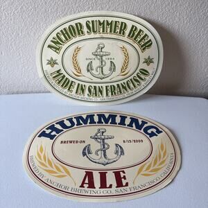 Anchor Summer Ale Beer Anchor Brewing Company San Francisco Paper Signs